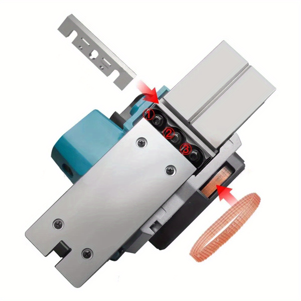 2 個高速度鋼かんな刃部品 3-1/4、木工電気かんな交換刃広葉樹 Maklta 1900B