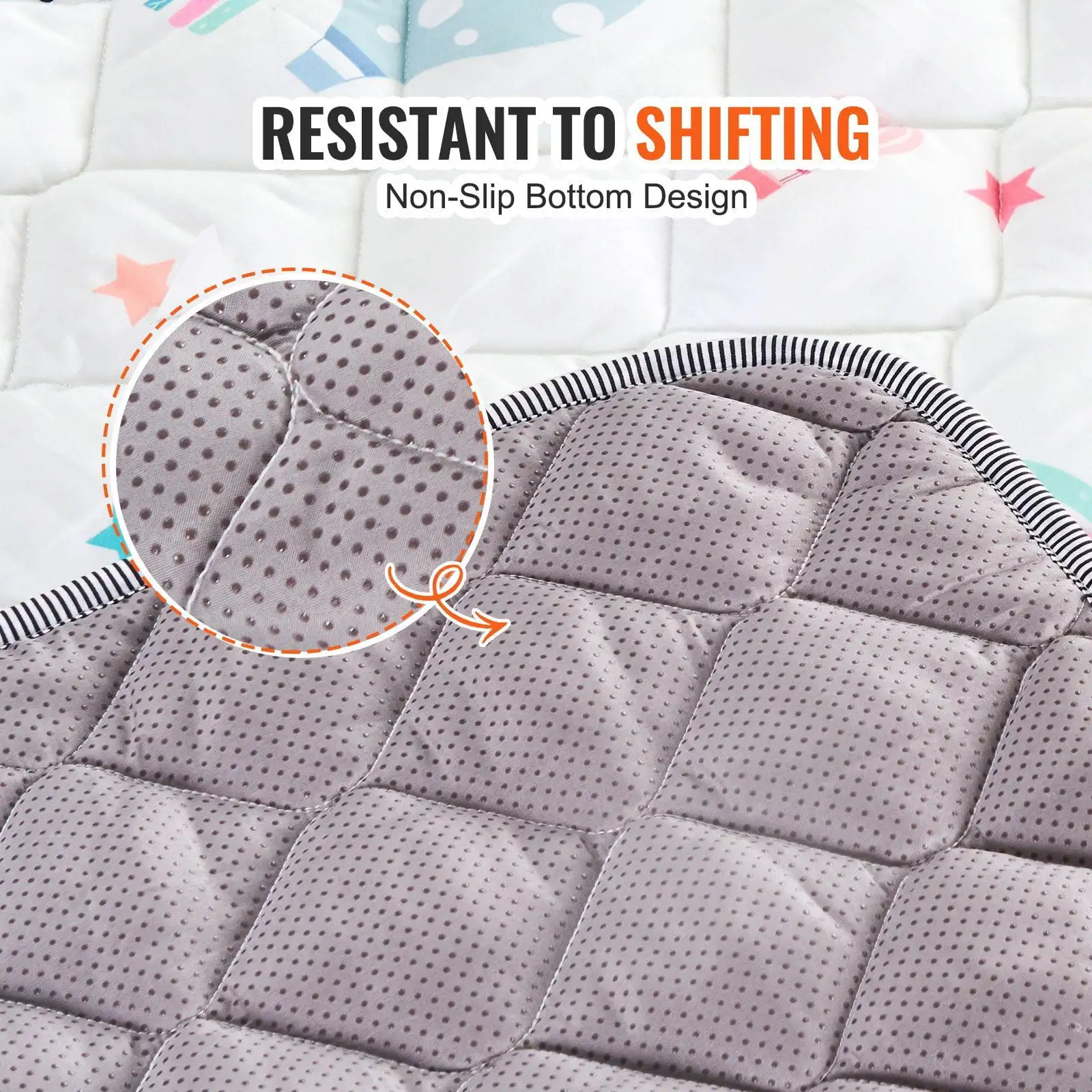 50"x50" Baby Play Mat Kids Crawling Soft Floor Playmat Infant Activity Mat