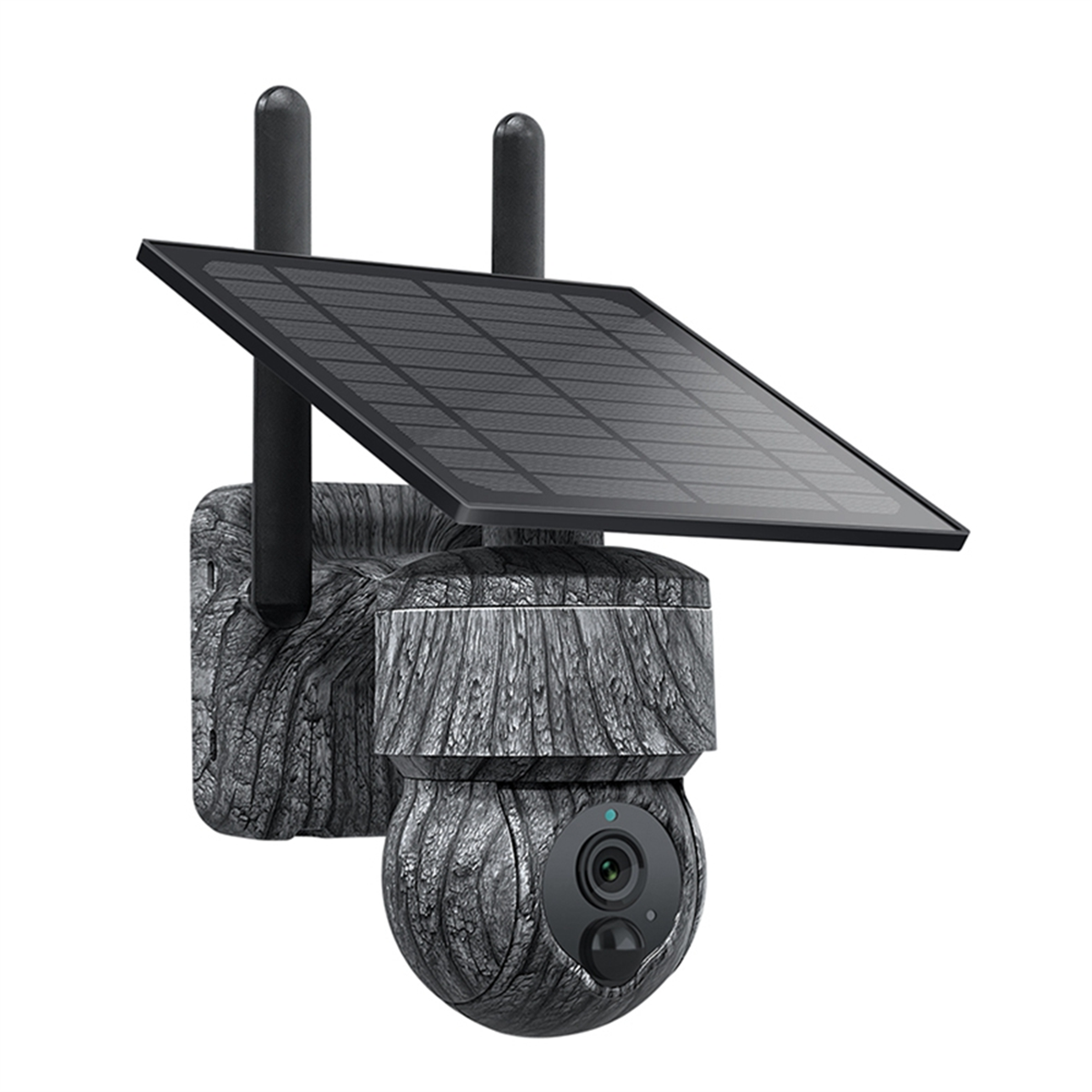 BABQ 3MP 4G SIM Solar PTZ Câmera WIFI Câmeras IP sem fio externas com painel solar Câmera de segurança de áudio bidirecional CCTV (C)
