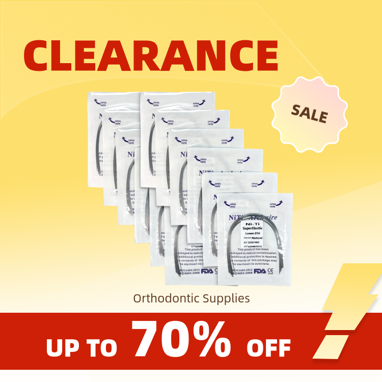 Clearance_PIORPOY 10 Stuks Orthodontische Tandheelkundige Super Elastische Niti Boog Draden Natuurlijke Vorm Ronde Rechthoekige Boog Draden voor Bretels De