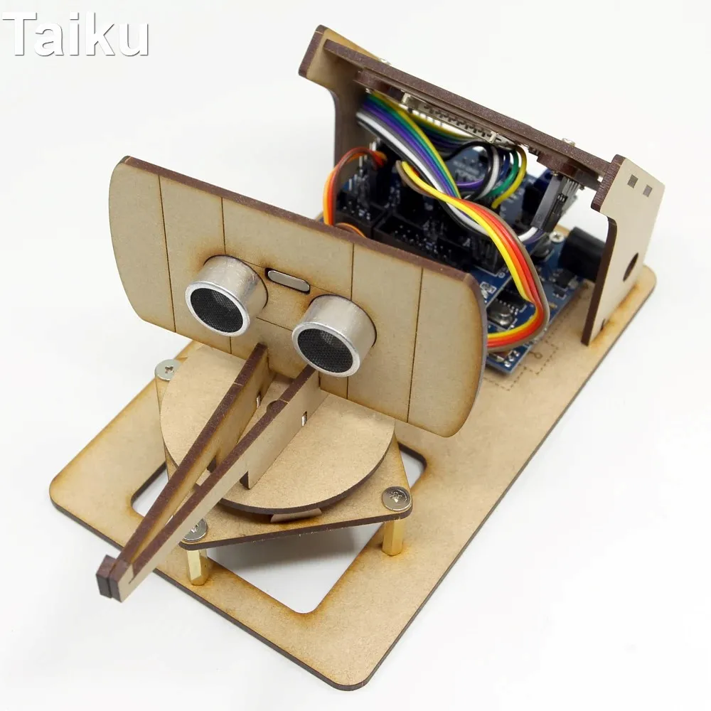 Ultrasonic Radar Detection Robot With TFT Screen to Ultrasonic Radar For Arduino Robot DIY Kit Open Source Programmable STEM Toy