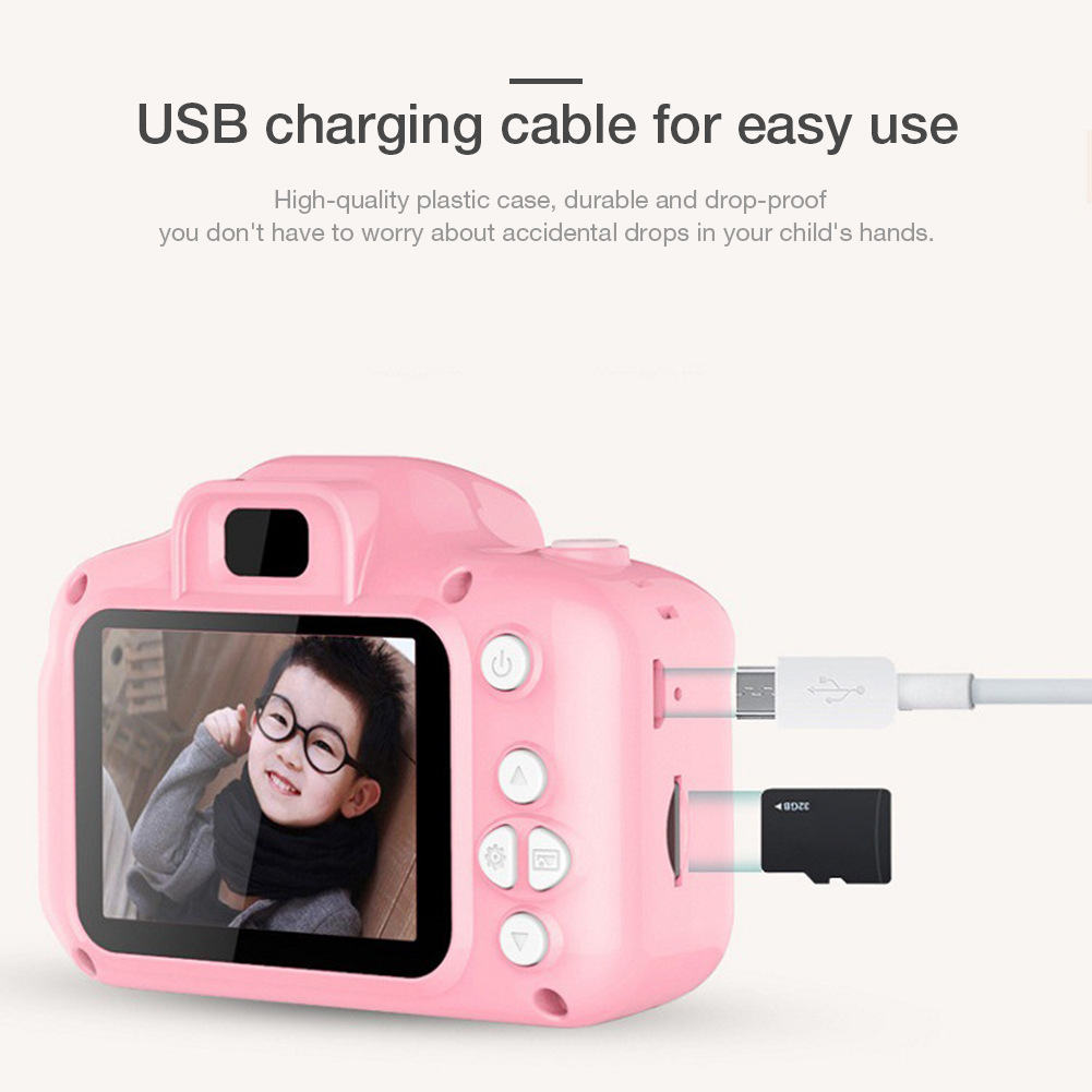 ZK30กล้องสำหรับเด็กกันน้ำหน้าจอความละเอียดสูง1080P กล้องวิดีโอของเล่นเด็กการ์ตูนน่ารักของเล่นถ่ายภาพกลางแจ้ง