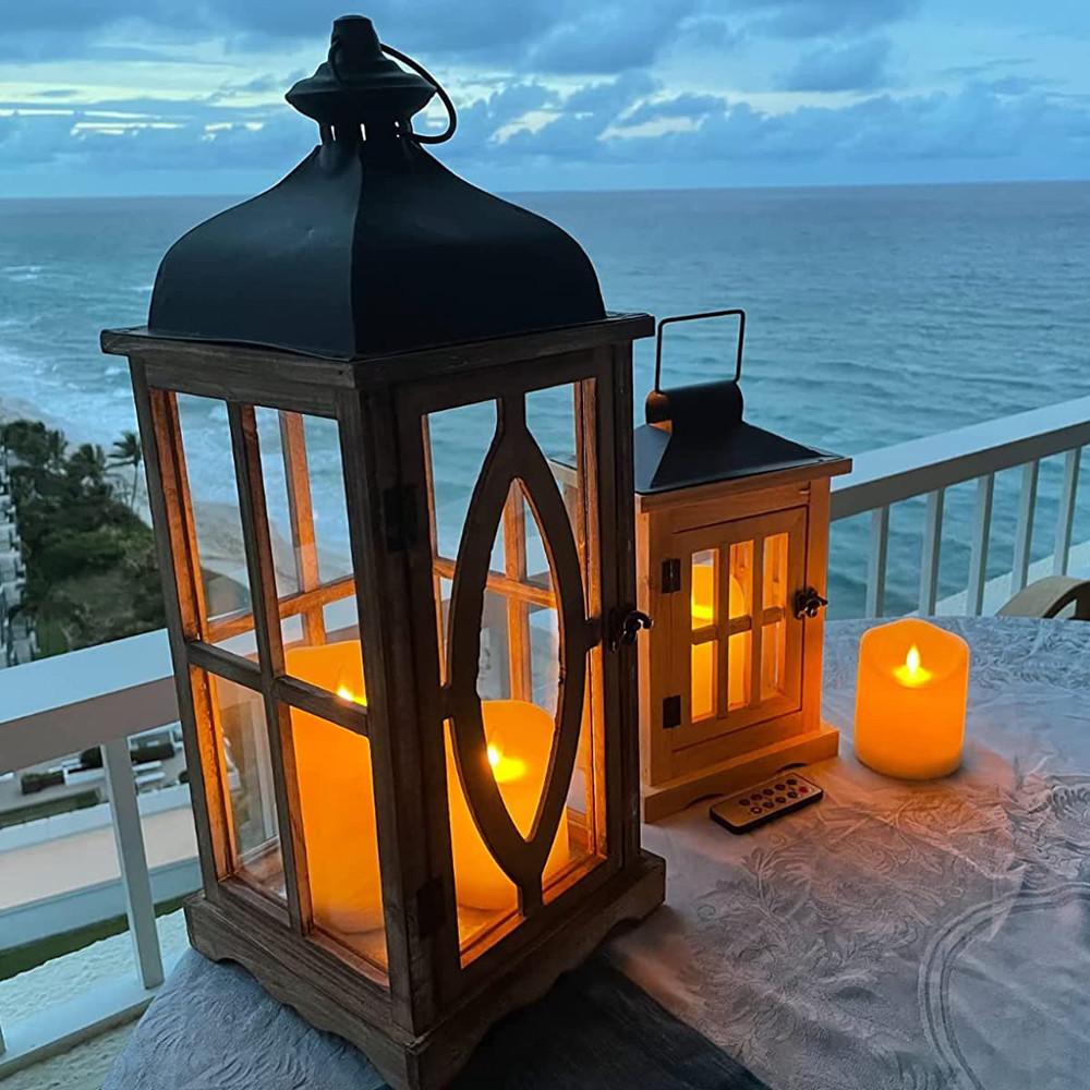 Velas parpadeantes sin llama para exteriores e interiores, 3 unidades/juego, velas LED con Control remoto, vela de Pascua, iluminación decorativa para boda