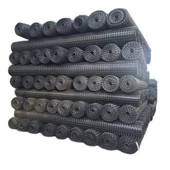 Minería Biaxial de PP resistente a la corrosión de alta resistencia Geogrid 30KN Negro
