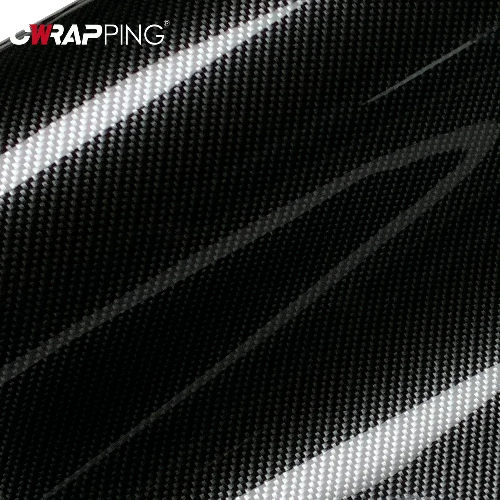 Envoltório de vinil para corpo de carro, fibra de carbono, acessórios foscos, adesivo preto brilhante 3d 4d 5d 6d, capa de folha automática, filmes de decoração de motocicleta