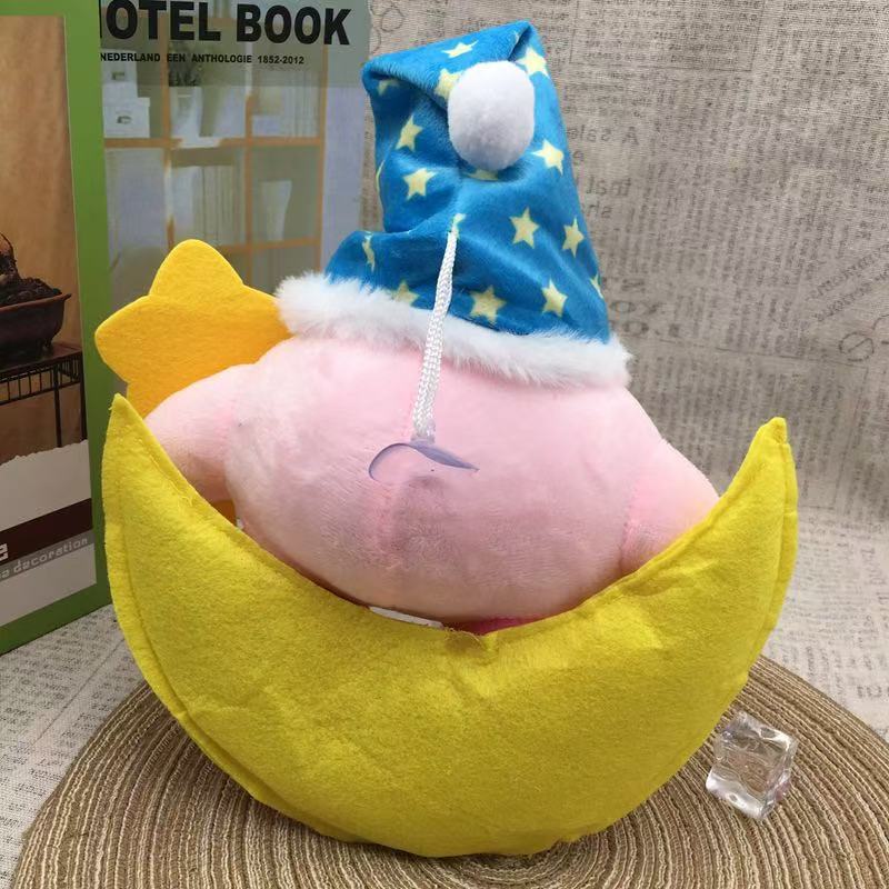 Anime Kirby Pluszowe zabawki Kawaii Śliczny różowy Peluche Kreskówka Miękka wypchana lalka Zwierzęca puszysta poduszka Wystrój pokoju domowego Prezent urodzinowy Dziecko