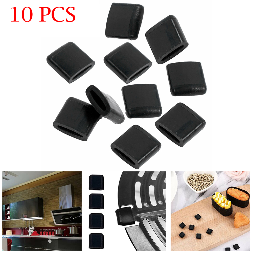Air Fryer Scratch Protection Cover Air Fryer BBQ Pan Mat Tray Rubber Bumpers Replace Detachable Parts Accessories Kitchen Tools
