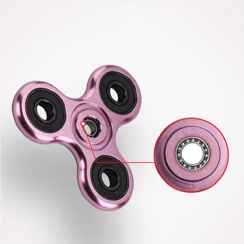 Fidget Finger Spinner โลหะผสมโลหะ Hand Spinners ความเครียดบรรเทา Decompression ของเล่นสําหรับเด็กผู้ใหญ่ของขวัญตลก