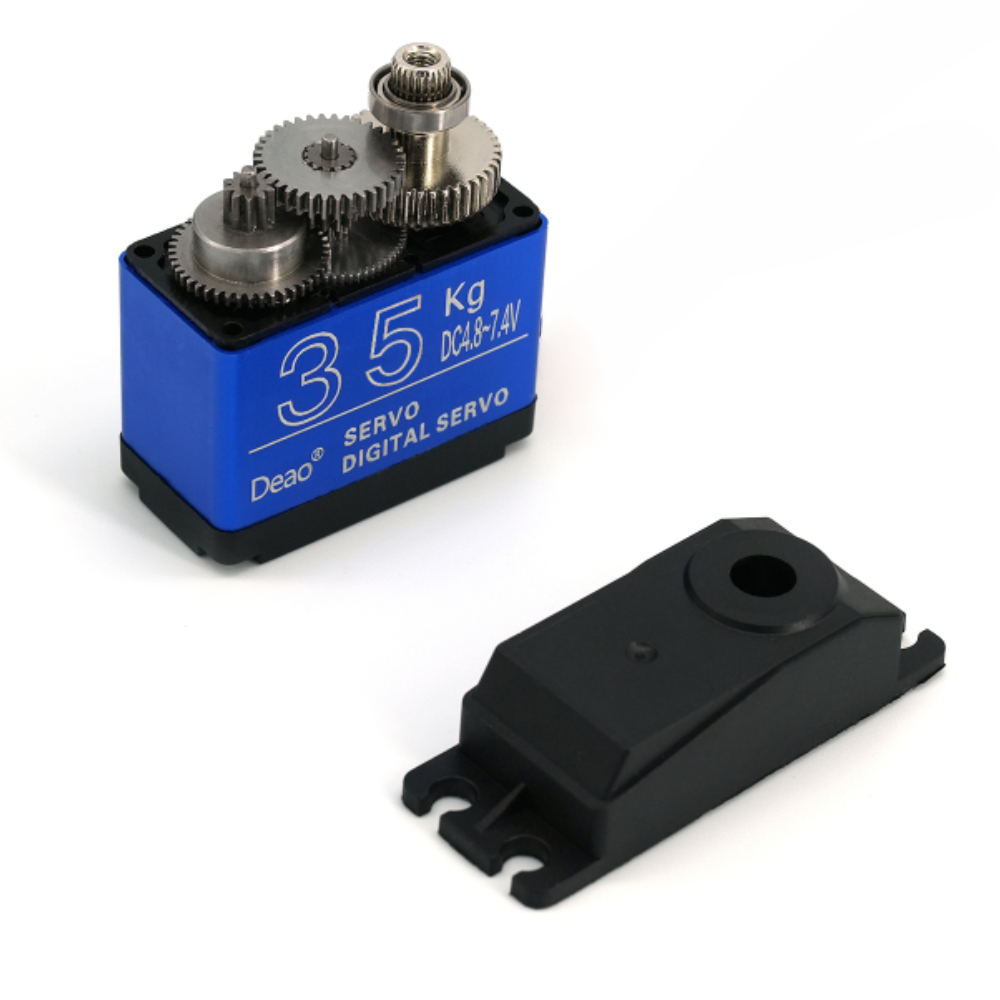 Waterdicht 20Kg 25Kg 30Kg 35Kg Servo 180 Graden 270 Graden Groot Koppel Digitale Servo Metalen Tandwielen 25T Servo Arm Voor Rc Auto Vrachtwagen