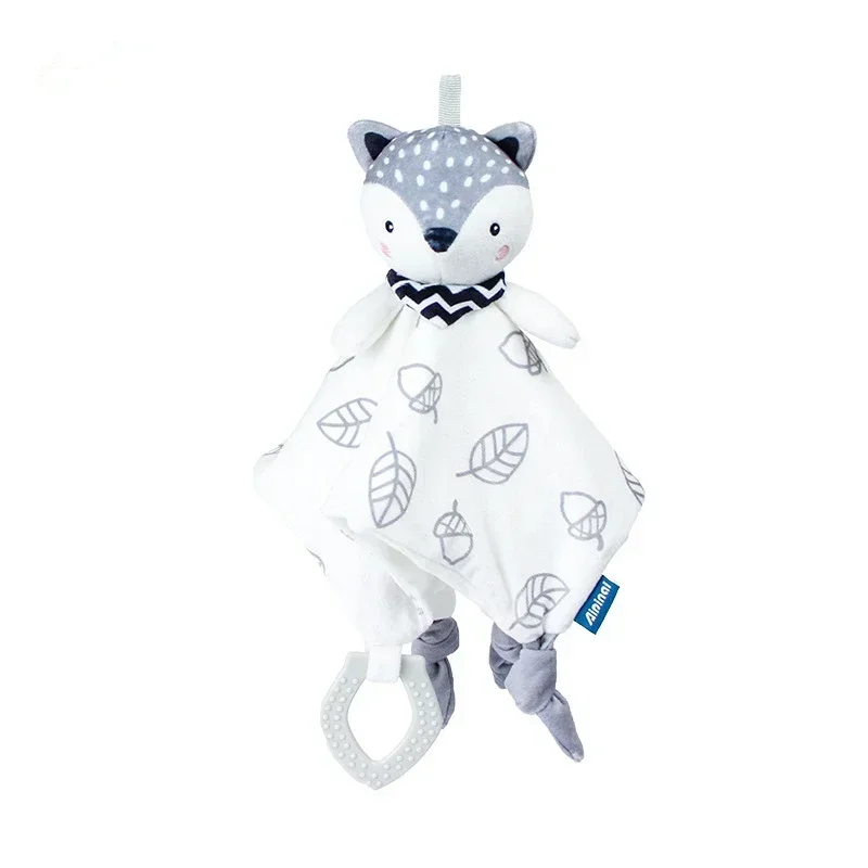 Coperta per bambini Piumino Giocattoli Peluche Coniglietto Elefante Asciugamano per dormire Sonagli per bambini Animali di peluche Placare i giocattoli per bambini 0 12 mesi