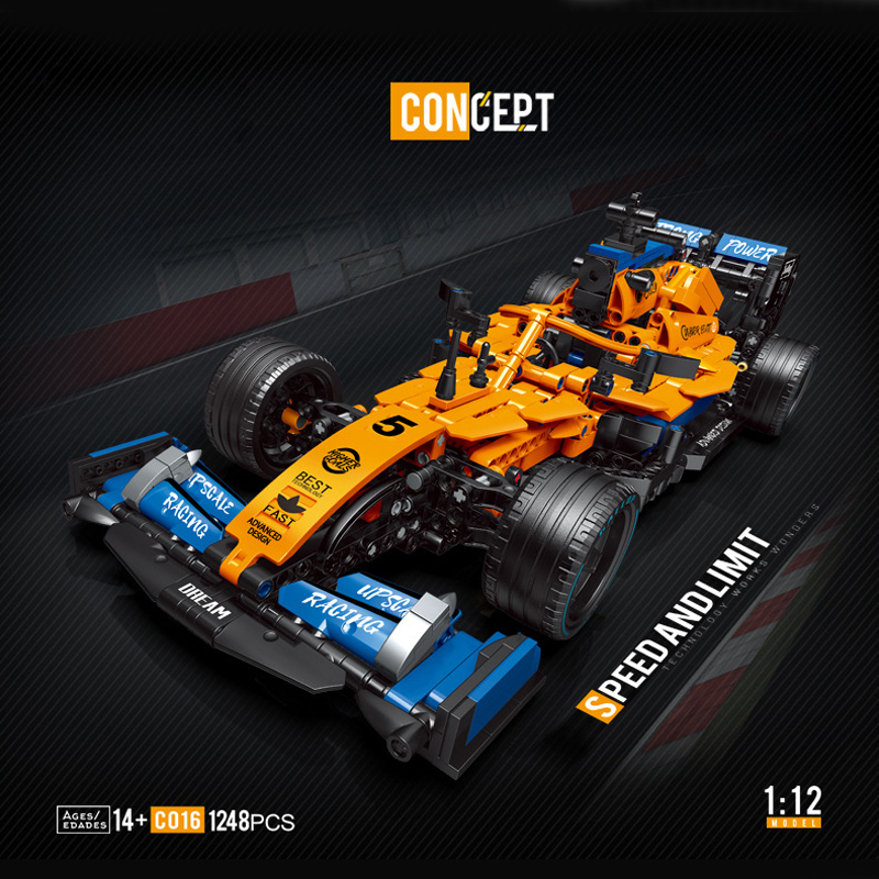 High-tech Building Blocks F1 สูตร 1 รีโมทคอนโทรล Super Racing รถ Moc อิฐ RC การวิเคราะห์ของเล่น Creative Expert ของขวัญ