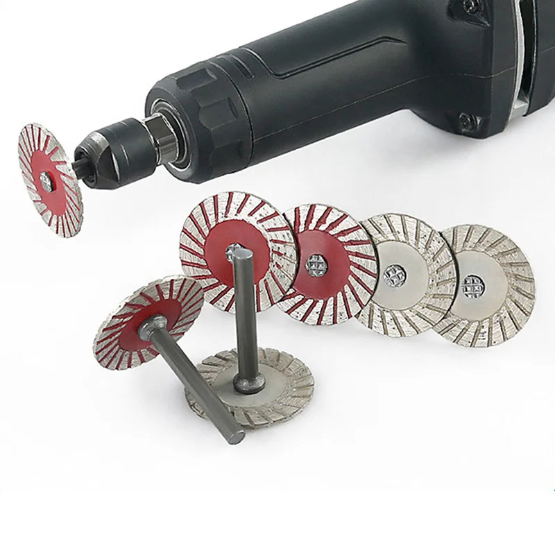 40mm disco de corte diamante 6mm haste circular lâmina serra lixa disco rebolo para madeira metal pedra granito mármore