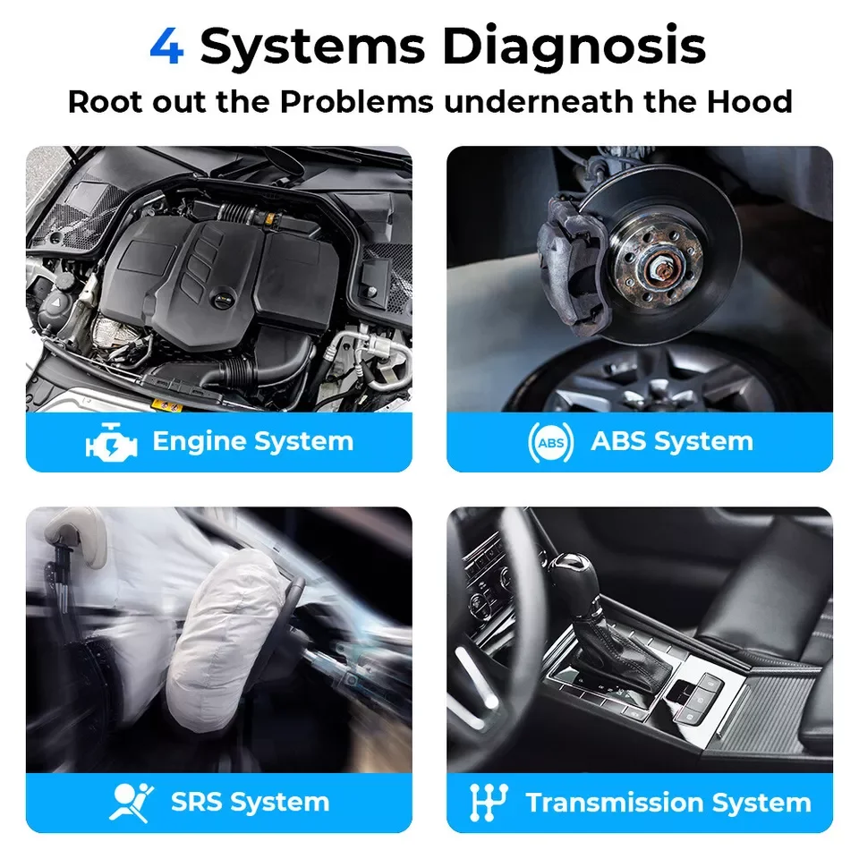TOPDON ArtiDiag500 Autodiagnosetools, OBD2-Scanner, Motor/ABS/SRS/Getriebe, Kfz-Werkzeug, OBD2-Codeleser, kostenloses Update