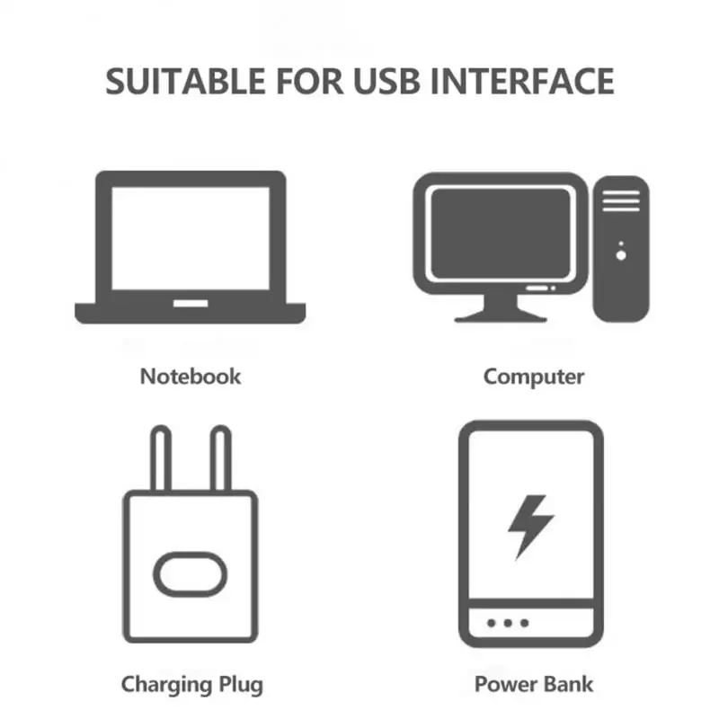 Mini luz Led Usb portátil DC5V lámpara de lectura ultrabrillante para libros 2/3/8/24 luces LED para banco de energía PC portátil iluminación para Notebook