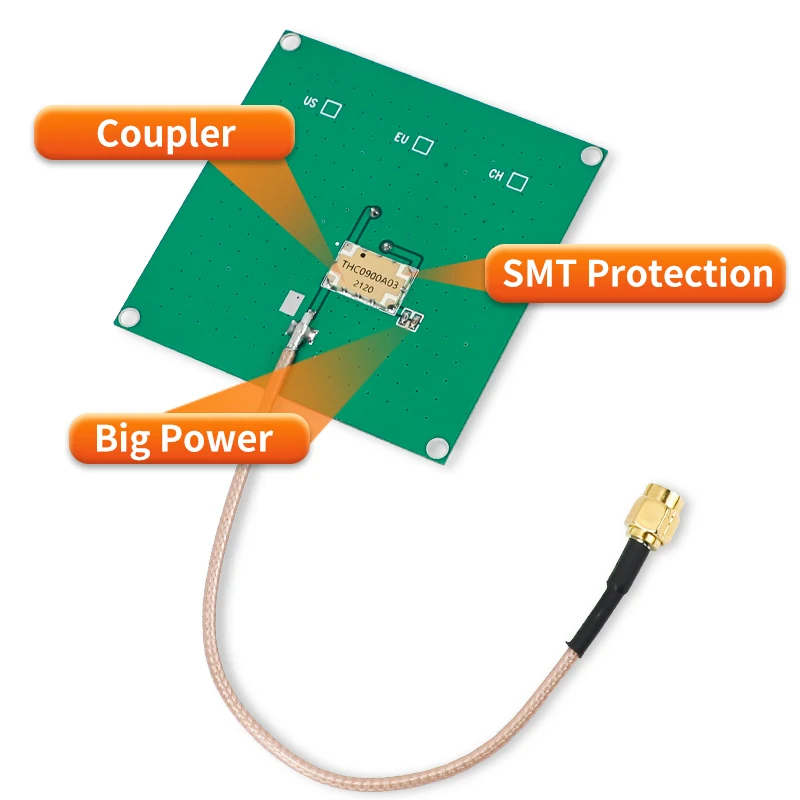 UHF RFID keramische antenne 860-960 mhz Lezer Schrijver UHF RFID Development Kit RFID-module