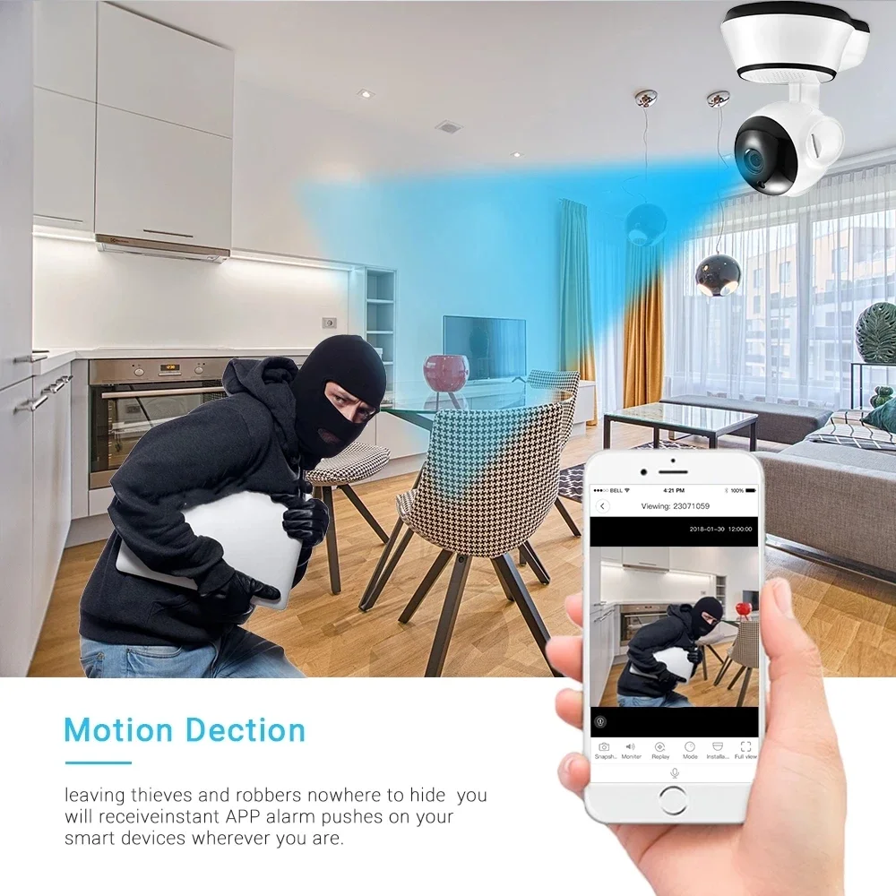 V380 Pro IP Camera HD Smart Surveillance Home Wireless Cloud Intelligent Auto Tracking Of Human CCTV Network Wifi Camera