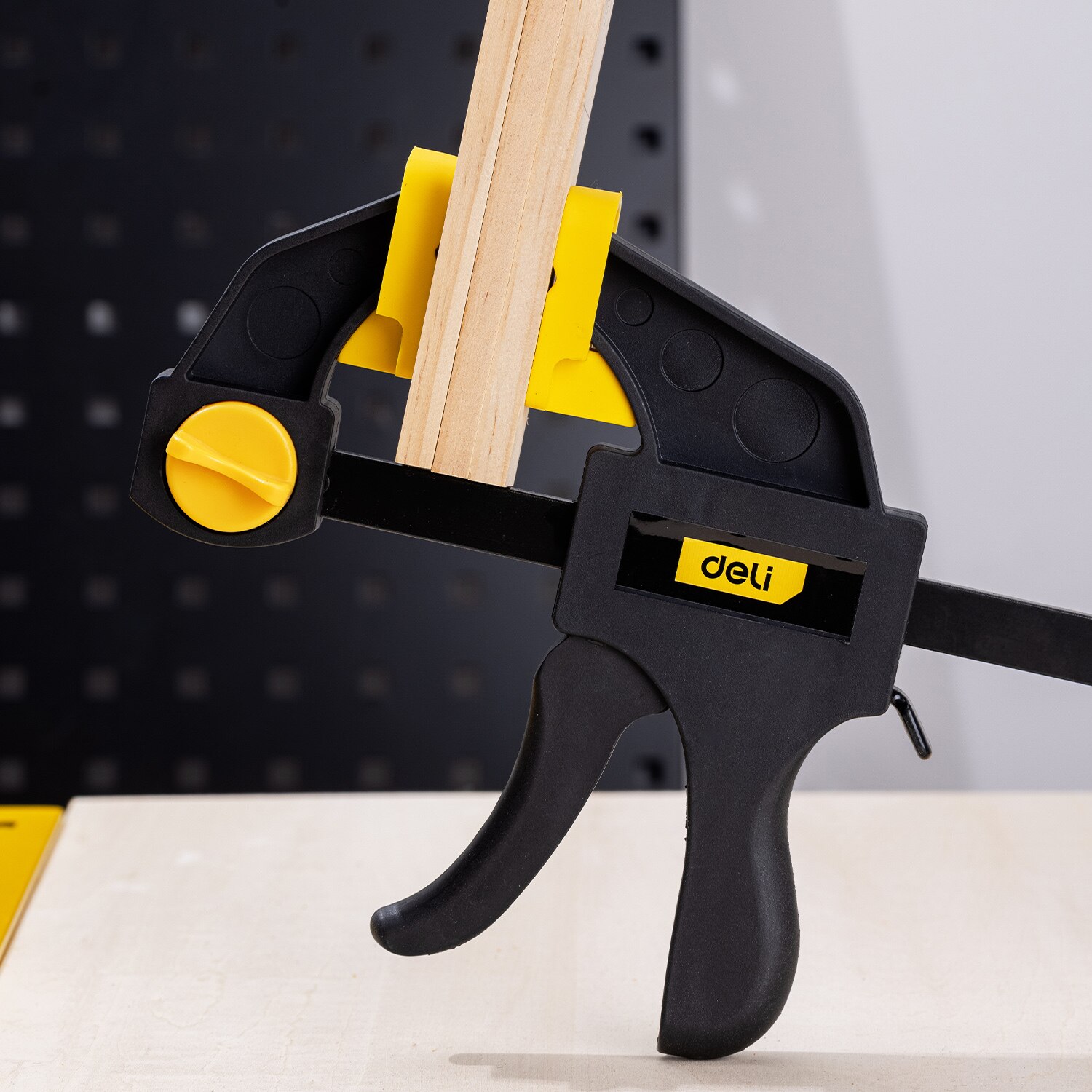 Deli-Kit de pinces à barre rapide pour le travail du bois, pince de type déclencheur de calcul, 12 ", 300mm