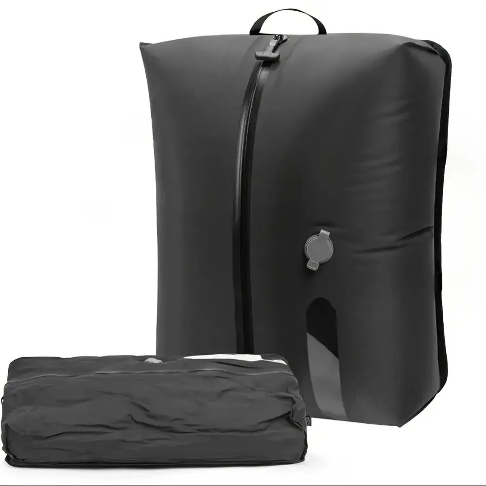 Sacos de vácuo reutilizáveis para viagem dobrável saco de compressão de viagem à prova de poeira à prova dwaterproof água espaço saver bagagem saco de armazenamento a vácuo