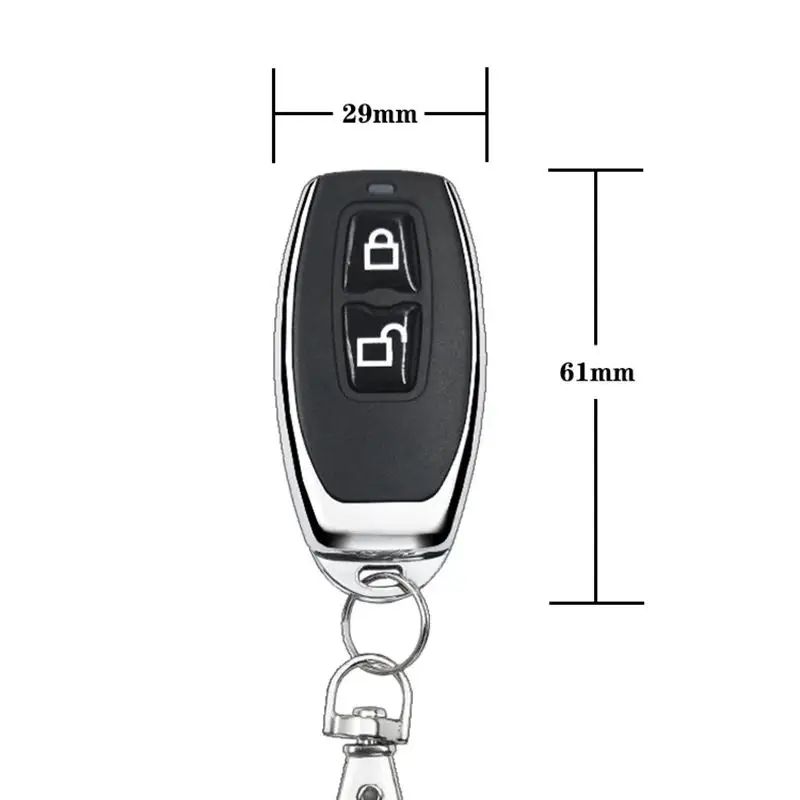 433Mhz RF Remote Control On Off Button Learning Code EV1527 Smart Home Transmitter For Led Light Car Gate Garage Door Alarm Key