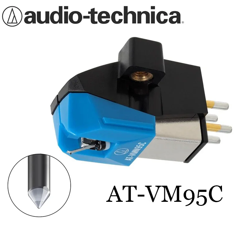 AT95E ATVM95C AT91 AT91R AT3600L aguja para tocadiscos LP reproductor de discos de vinilo Phono Stylus 310BT AT95E versión mejorada cartucho