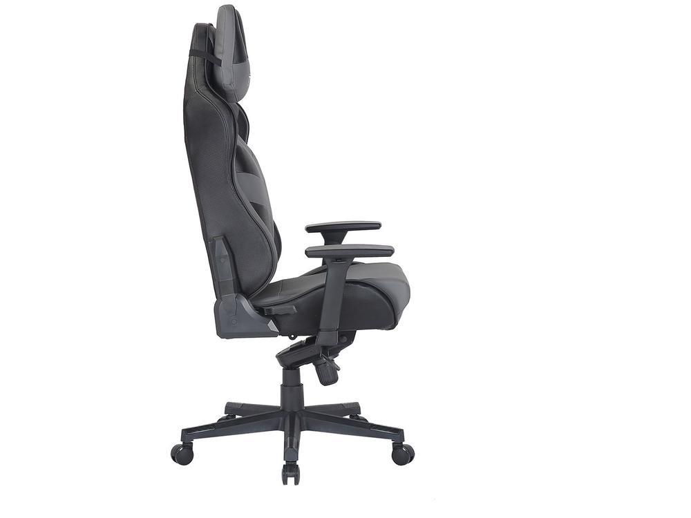 Cadeira Gamer Techni Sport Reclinável Giratória Preta e Cinza TS61