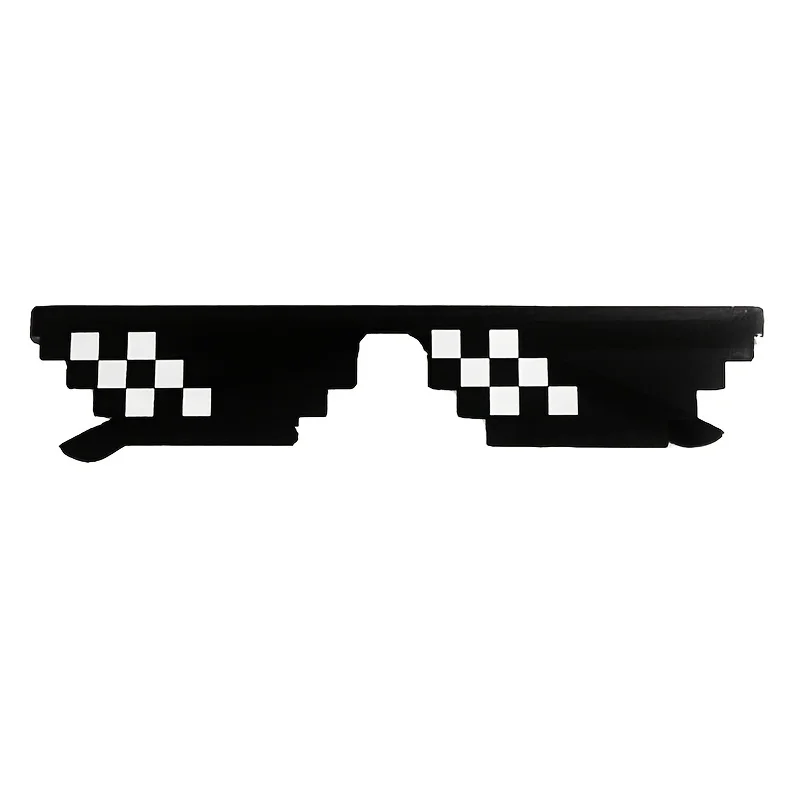 Pixelated โมเสกแว่นตาใหม่โมเสคแว่นตาคู่ Cool ตลกแว่นตาปาร์ตี้ Pixel แว่นตา Party Photo Prop แว่นตา