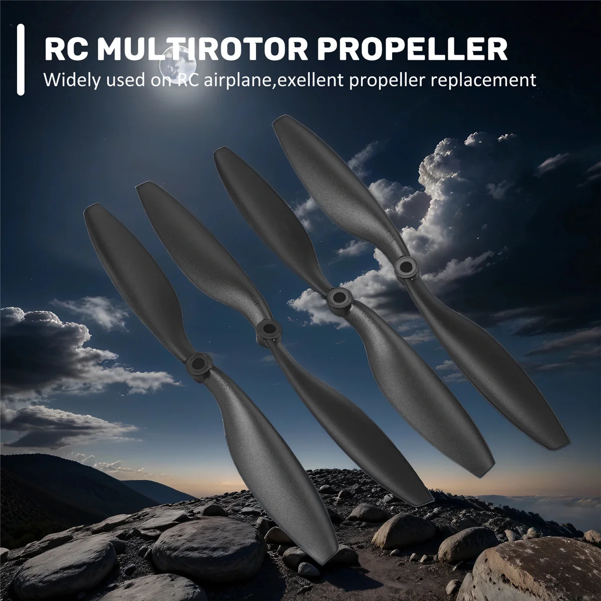 HCJD 4x1045 10 Zoll Durchmesser 4,5 Zoll Pitch CW/CCW Rotierende Propellerblätter RC Quadcopter Prop