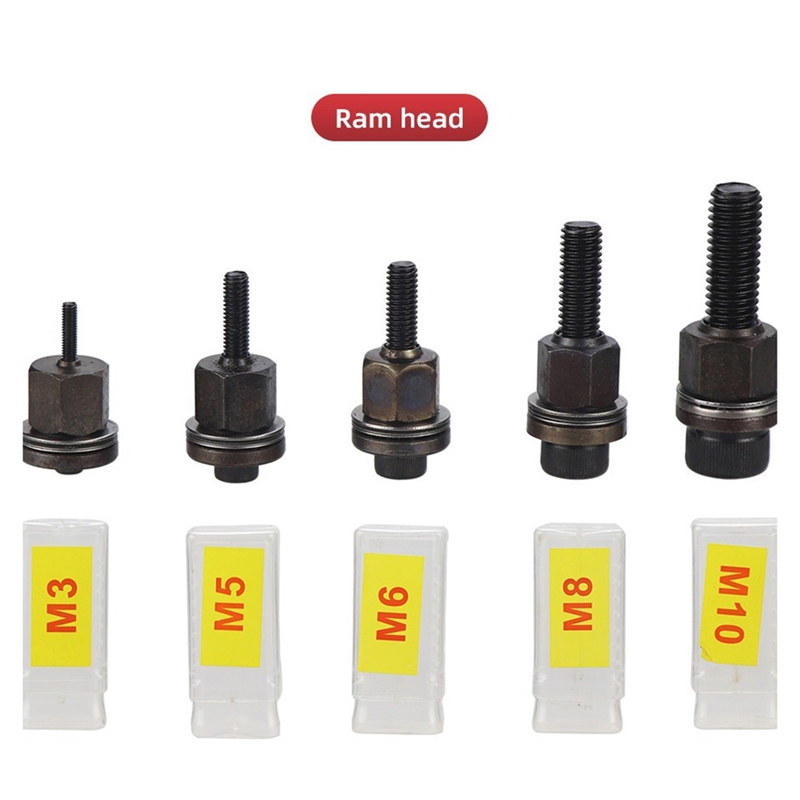 A19F-21Pcs herramientas para tuercas de remache tuerca de remache Manual instalación Simple remachadora Manual para tuercas herramientas para tuercas