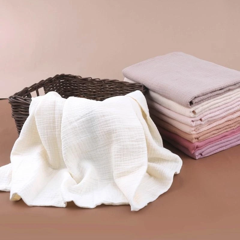 Toalla muselina para bebé, manta algodón para bebé, colcha fina para bebé, Toalla baño muy absorbente, manta
