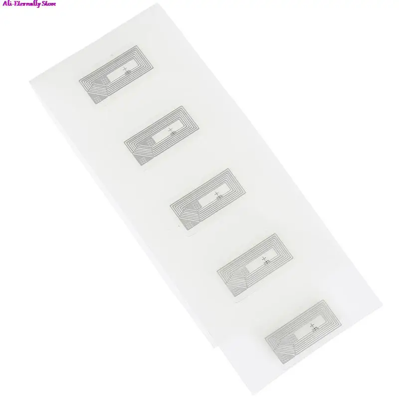 100 ชิ้นชิป NFC Ntag213 สติกเกอร์เปียก Inlay 2*1 เซนติเมตร 13.56 เมกะเฮิร์ตซ์ RFID NTAG213 ป้ายแท็ก