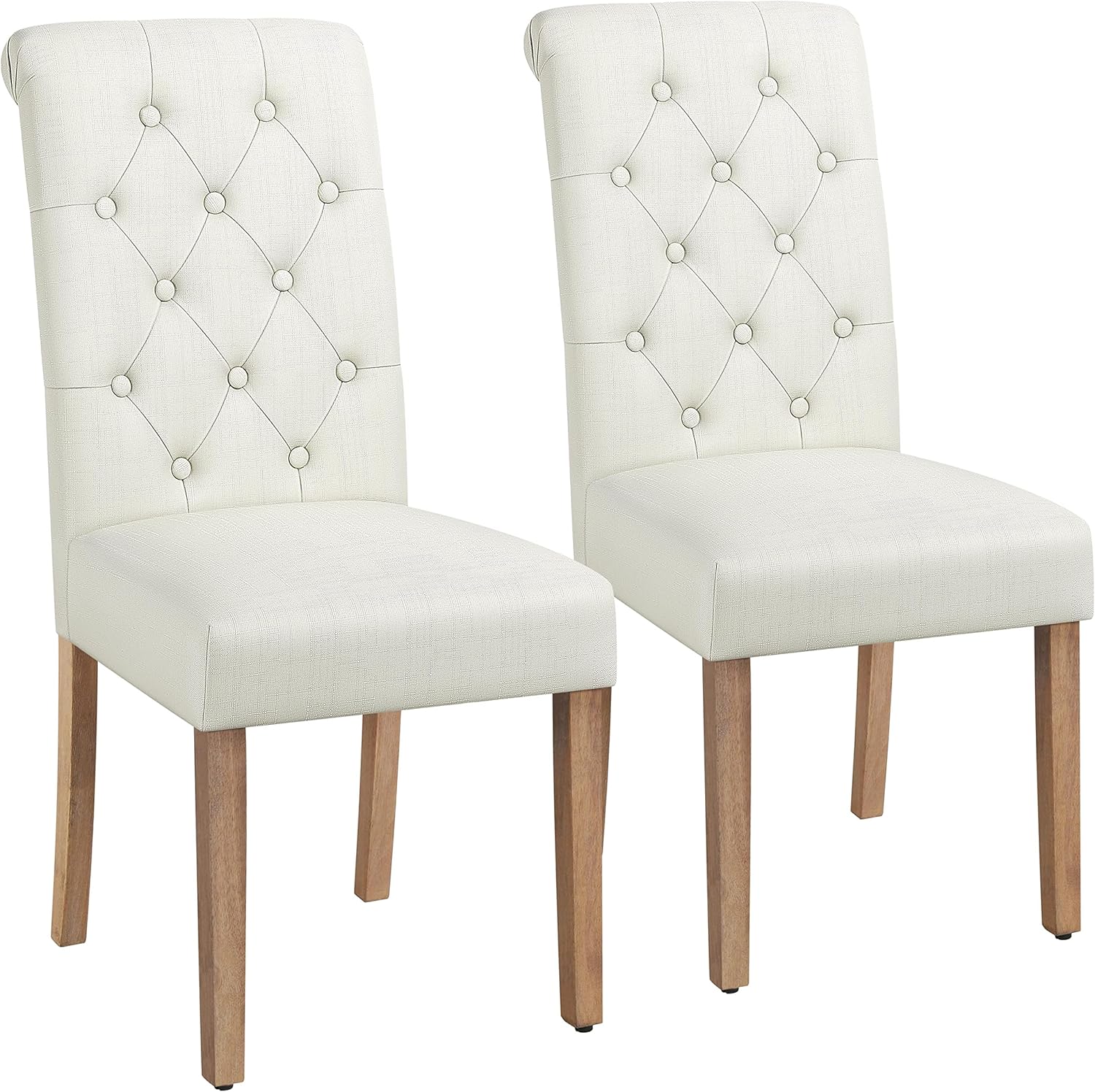 Dining Chairs Set of 2 Upholstered Dining Chairs Kitchen Chairs with Back Padded Dining Chair for Home, Kitchen, Resta