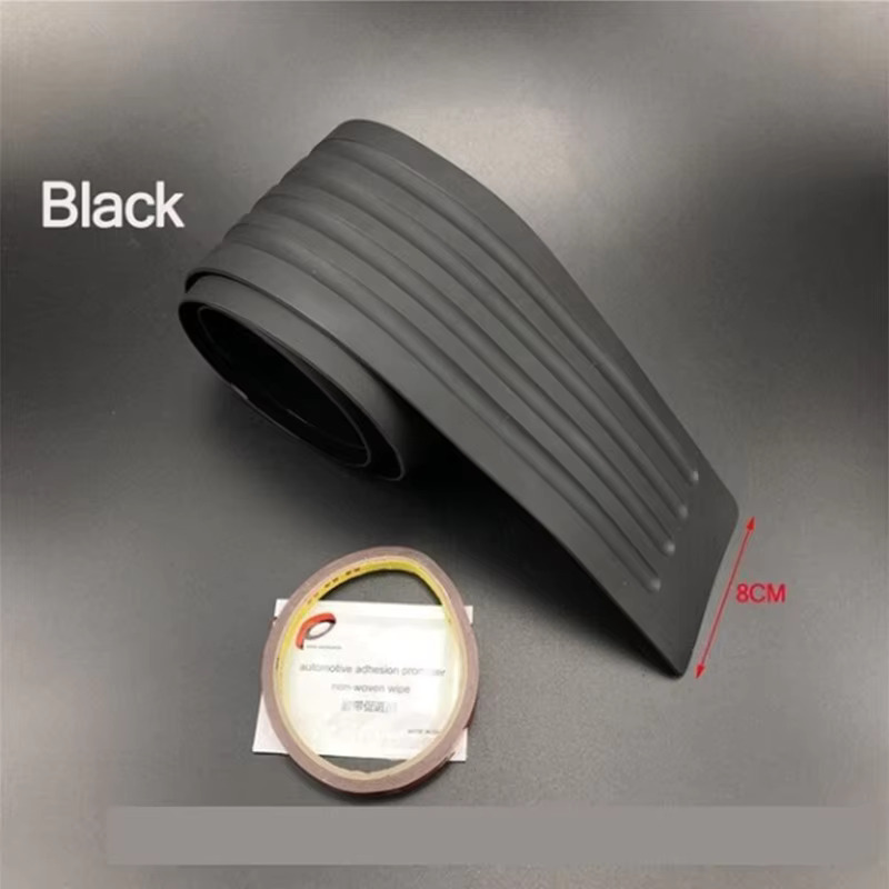 Universal ​ Protetor de para-choque traseiro, tira protetora de borracha de pvc, porta-malas de carro, placa de peitoril para decoração de reforço de para-choque