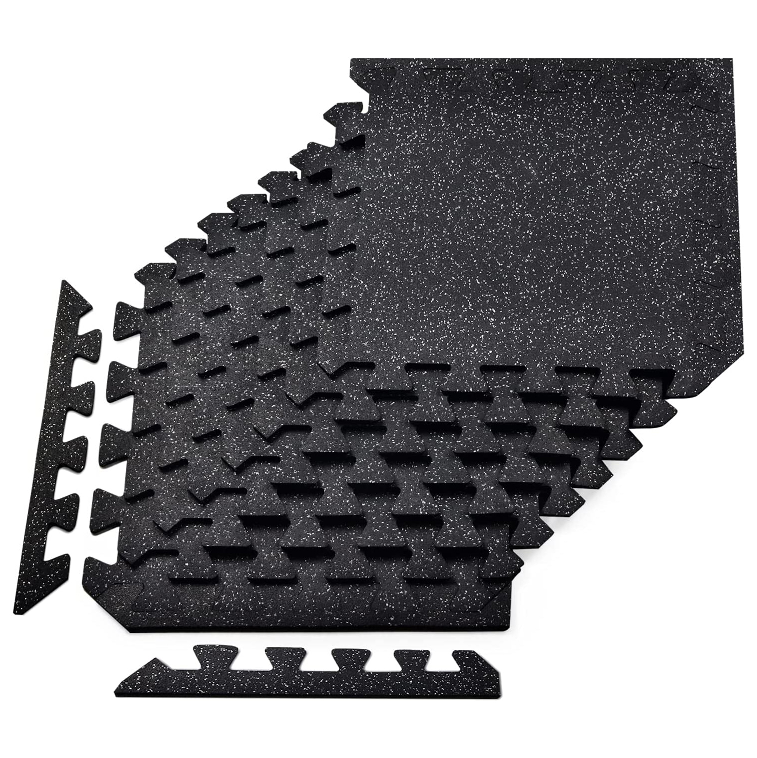 Sinysenda, venta al por mayor, esteras de goma, mejora de absorción de impacto, esteras de goma entrelazadas para gimnasio, pisos para gimnasio