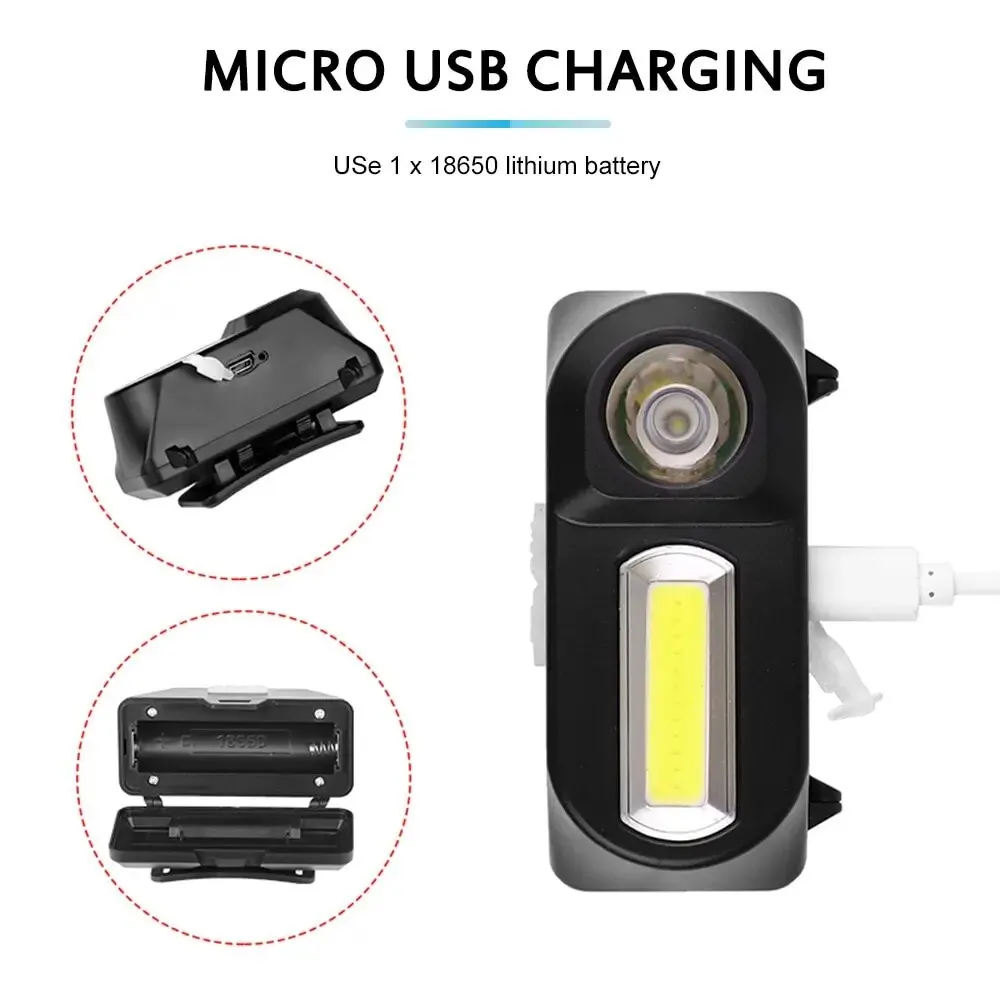 ไฟฉายติดอุปกรณ์ชาร์จโทรศัพท์ในรถยนต์ USB อเนกประสงค์, ไฟฉายคาดศีรษะกลางแจ้งไฟฉายแรงสูงเหมาะสำหรับตกปลาตอนกลางคืน