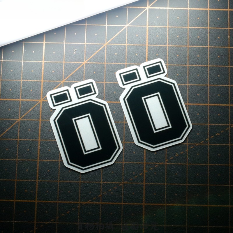 Motocicleta impermeável adesivos para moto OHLINS, amortecedor, protetor solar, corrida, tanque de combustível, capacete decalques, moto, 2pcs