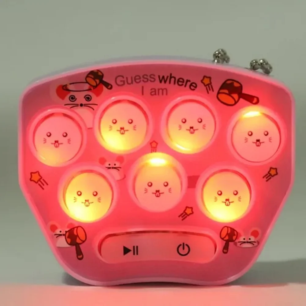 1 PC ของเล่น Whack A Mole เกม Decompression ของเล่นพวงกุญแจ,เด็กง่ายปลายนิ้วของเล่น