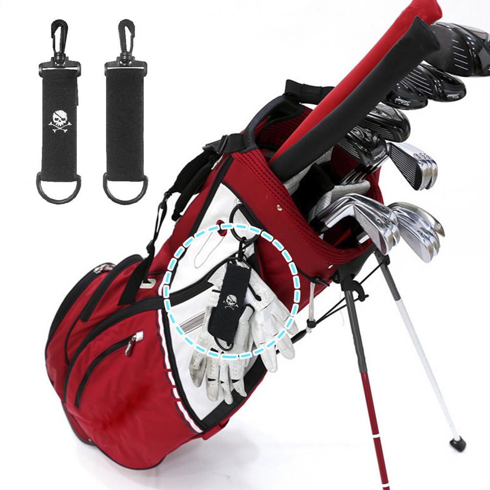 Mosquetón de cinta útil, toalla de Golf de poliéster, mosquetón de tela de limpieza de doble cara, suministros de Golf