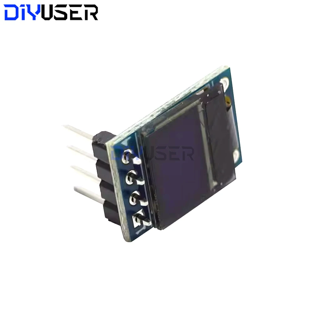 Pantalla OLED SSD1306, módulo de interfaz SPI I2C de 72x40 píxeles blanco de 0,42 pulgadas para placa de desarrollo DIY Arduino Raspberry Pi