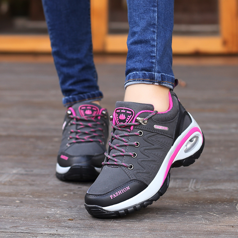 Chaussures à plateforme décontractées pour femmes, chaussures d'extérieur à semelle épaisse, de marche, de sport, antidérapantes, de Camping, été, 2023
