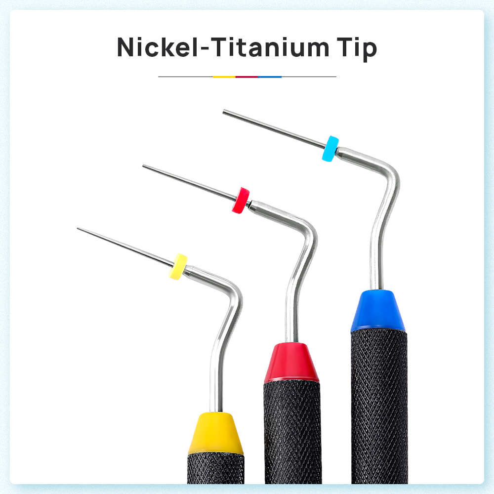 1Pcs AZDENT Dental Endo Buchanan Hand Plugger Fill Instrument NITI Tip #0 #1 #2 Endodontic Dentist Dentistry Tools