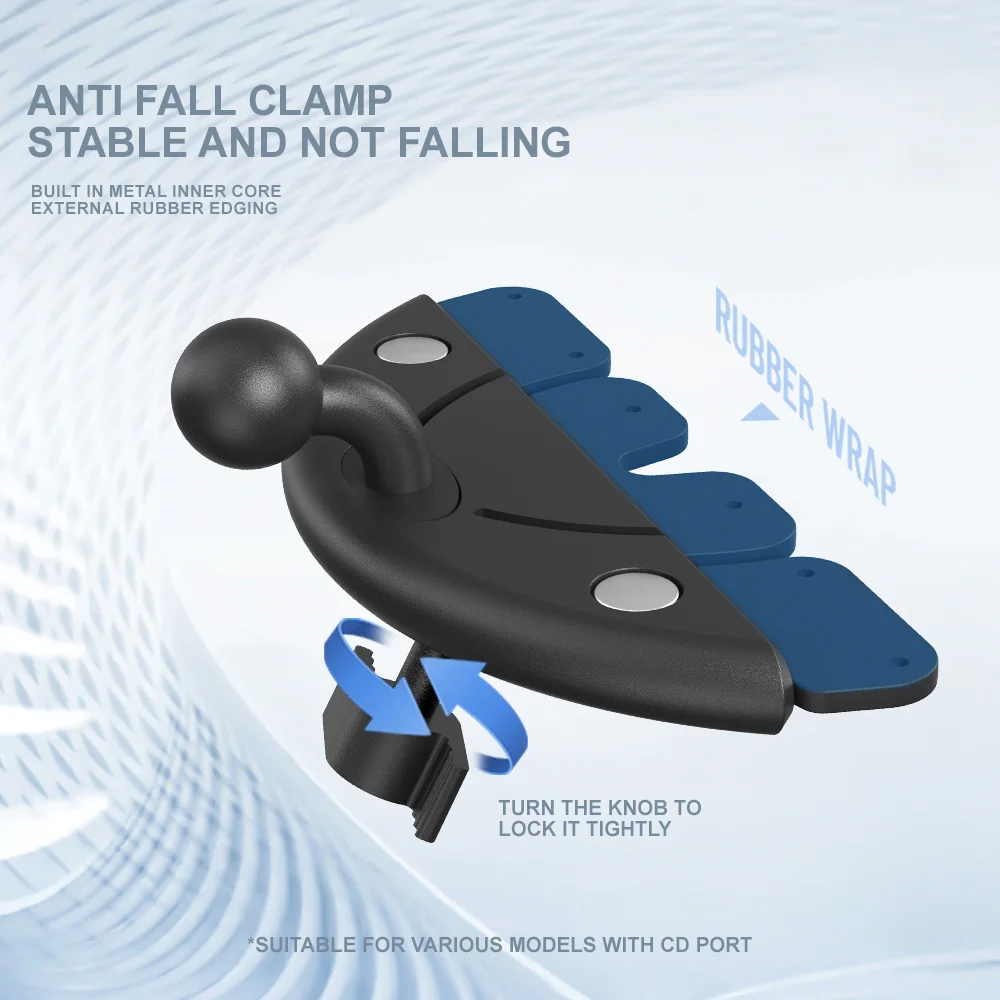 Universal Auto Halterung CD-Player Slot Mount Tablet Ständer Handy Halter für Ipad Pro Air 4 bis 14 Zoll Xiaomi Tab Smartphone GPS