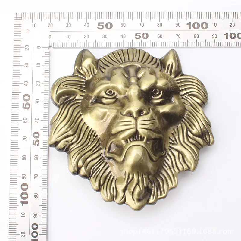 Đầu Sư Tử Lưng Động Vật Kéo Khóa Cho 3.8Cm Dây Tự Làm Thành Phần Tự Chế Handmade Dây Thắt Lưng