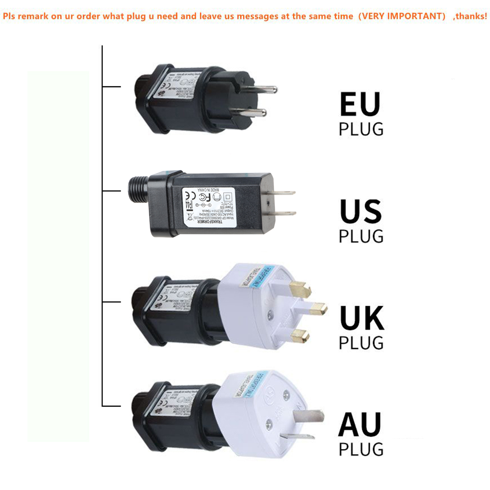 LED String Fairy Cluster Lichter Grüner Draht Weihnachtsbaum Lichter Outdoor Girlande Neujahr Straße Home Party Hochzeit Dekor Lampen