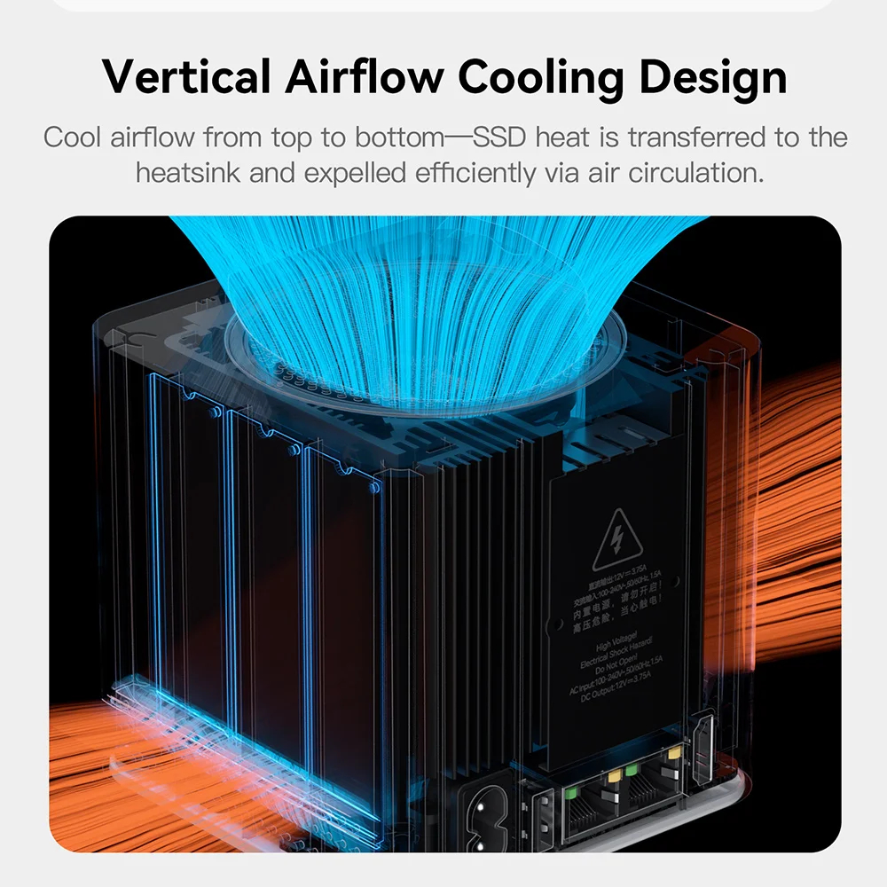 Beelink ME mini NAS Mini PC Intel Twin Lake N150 4C/4T 16GB LPDDR5 64GB EMMC 6*M.2 Slot Bluetooth5.2 2.5G LAN Office Computer