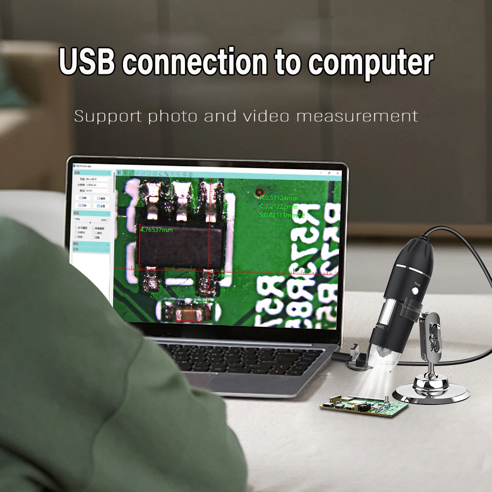1600X 1000X 500X Digitale Mikroskop Kamera Typ C USB Tragbare Elektronische Mikroskop Für Löten Lupe Handy Reparaturen