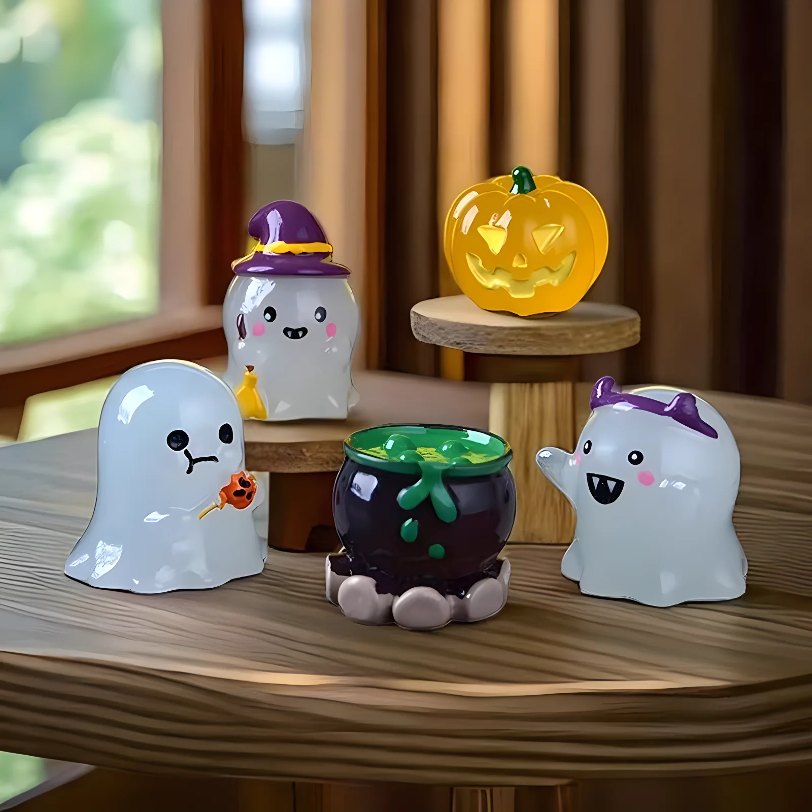 Light Up Your Halloween! 6PCS Multi-Purpose Glow Ornaments for Parties, Home, and Car Decor