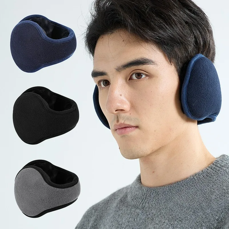 Engrossar protetores de orelha térmicos de pelúcia inverno fofo peludo quente capa protetor anti-frio à prova de congelamento ciclismo orelha mais quente earflap