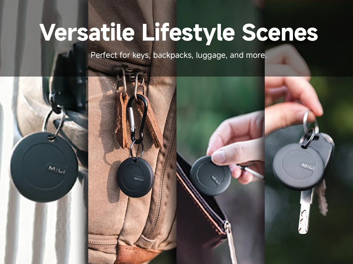 MiLi MiTag Go Bluetooth Tracker For Android Item Finder and Locator Work With Google Find My Device Positioning AntiLoss Device