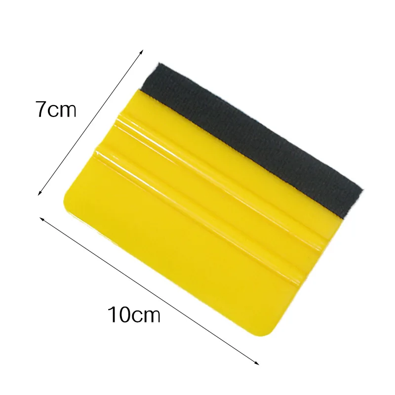 1 PC Felt EDGE ไม้กวาด 4 นิ้วรถไวนิล Scraper จัดแต่งทรงผมไวนิลห่อไม้พายเครื่องมือ Scratch ฟรีไม้กวาดสติ๊กเกอร์ติดผนังนุ่มนวล