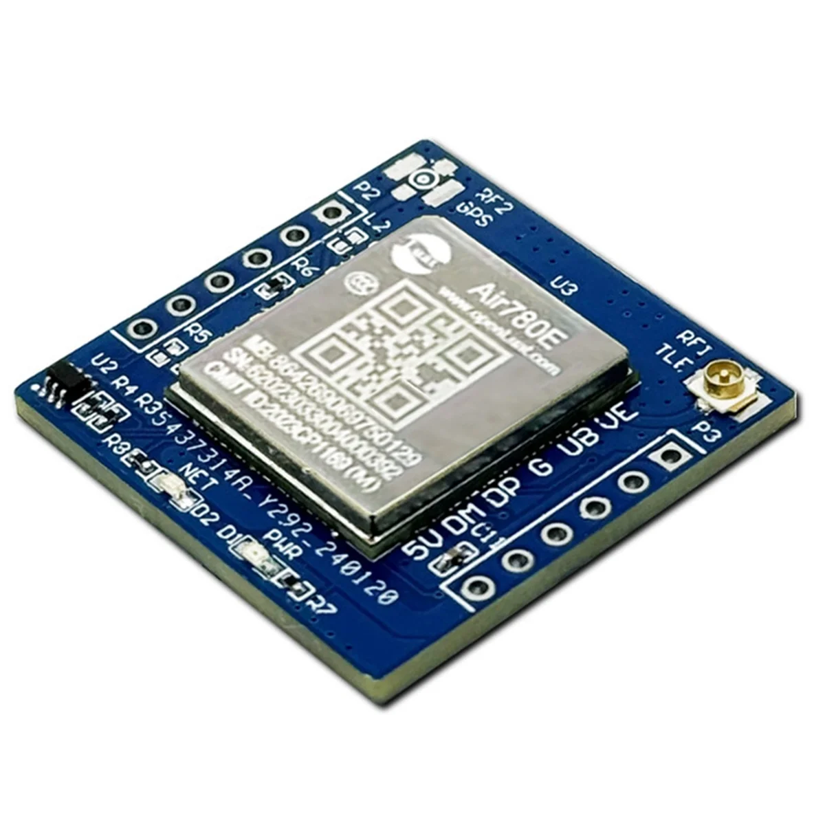 4G Module Luat Air780E Full Netcom Module Mini IoT Serial Communication Data Transmission DTU Multifunction Module